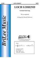 Loch Lomond TB choral sheet music cover